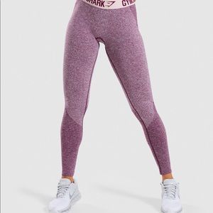 Gymshark flex leggings in red - small